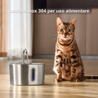Fontanella da 2,2 l - fontanella in acciaio inossidabile 304 per uso alimentare